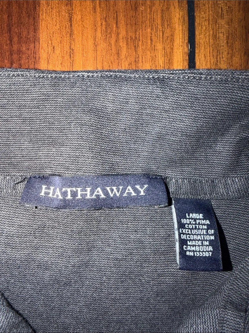 Hathaway Men's Charcoal Half-Zip Pullover Sweater